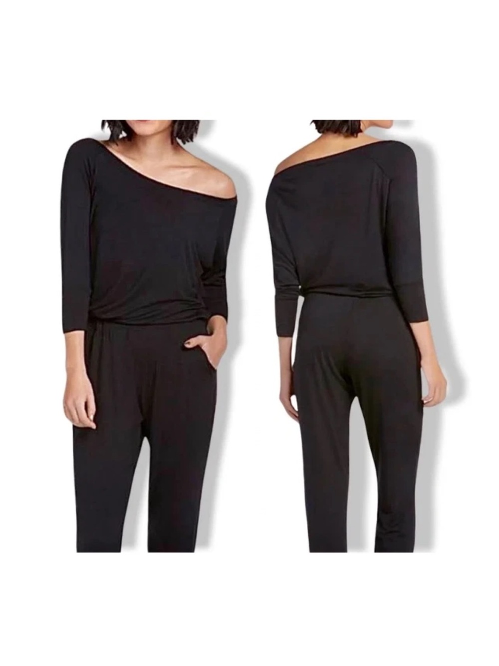 Michael Stars Back Off Shoulder Jumpsuit - Size Extra Large